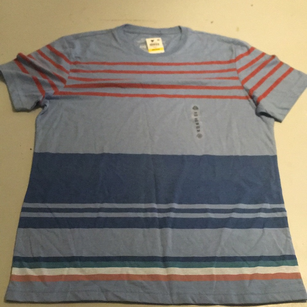 Striped blue and brown t-shirt